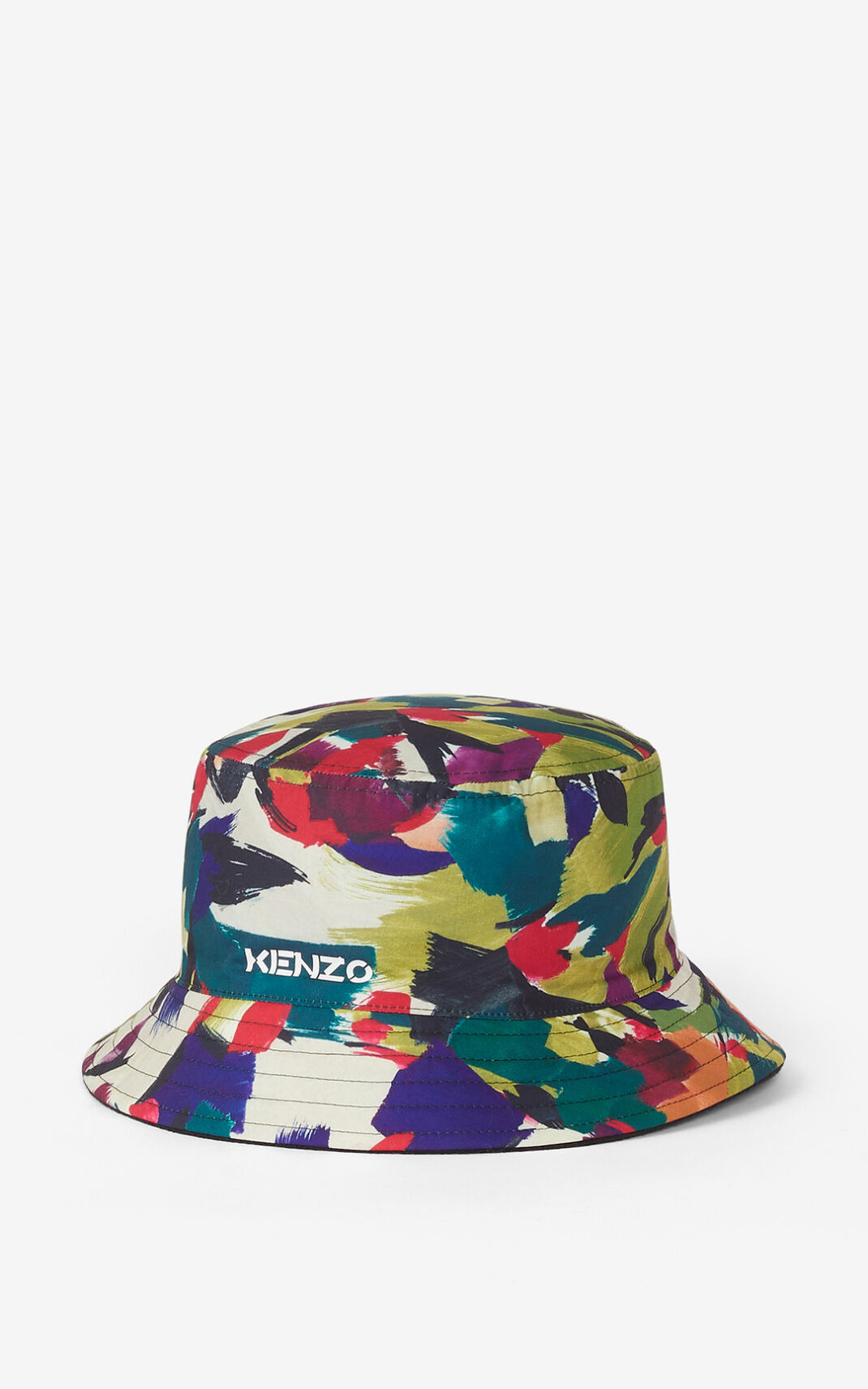 Chapeau Kenzo Homme Archive Floral reversible Vert Olive CKNDB-6527